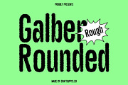 Galber Rounded Rough, a Sans Serif Font by Craft Supply Co. (Thumbnail 1 of 8)