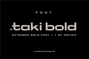 TAKI BOLD [FONT]
