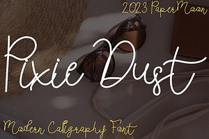 Pixie Dust: Handwriting Font, a Handwritten Font by GearShift