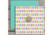 Popsicles Digital Papers & Cliparts, a Pattern Graphic by JennyL Designs (Thumbnail 5 of 5)