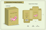 Product box die cut with 3d mock up, a Packaging Mockup by sumonuix (Thumbnail 2 of 2)