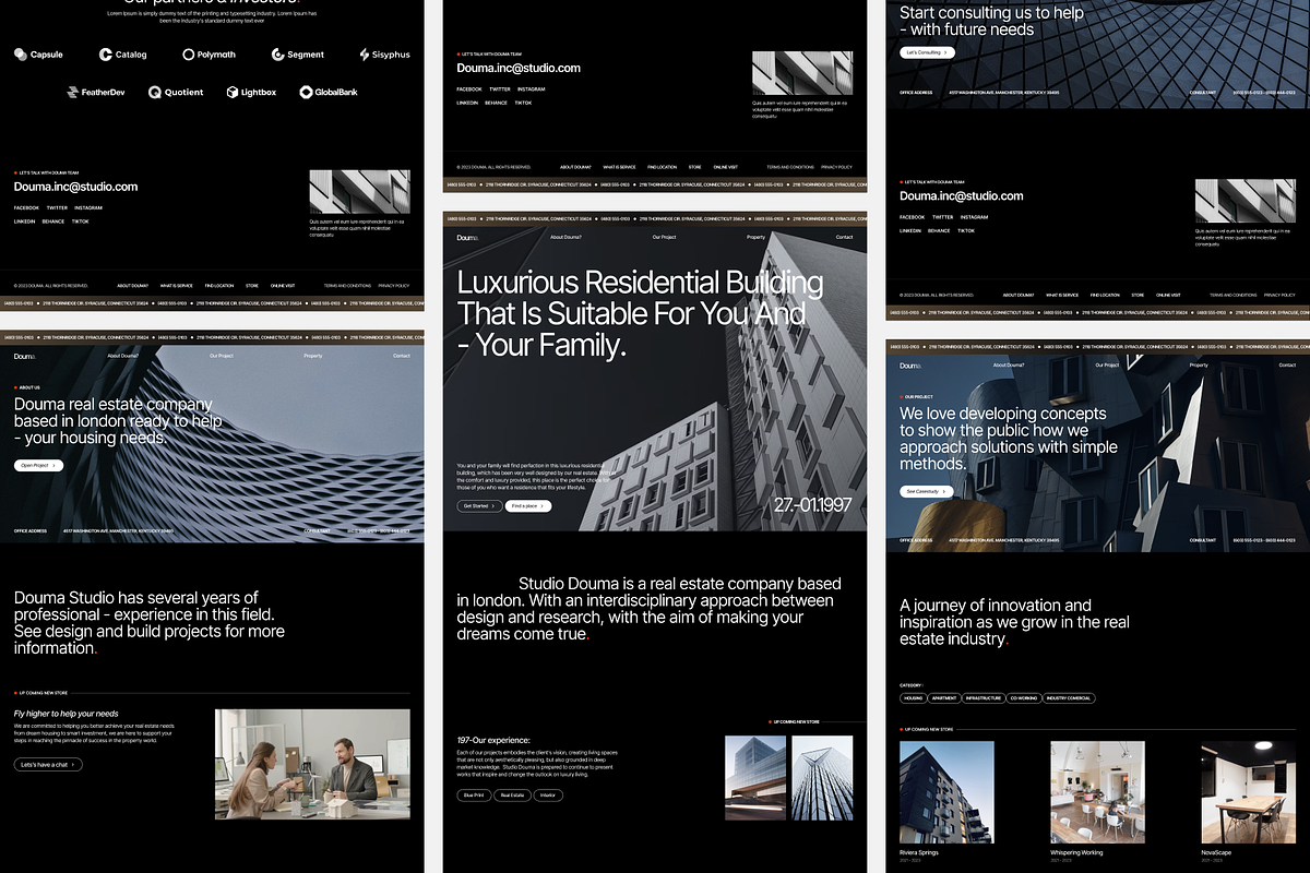 Douma - Real Estate Landing Page, a Landing Page Template by SundayWorkTeam (Photo 2 of 6)