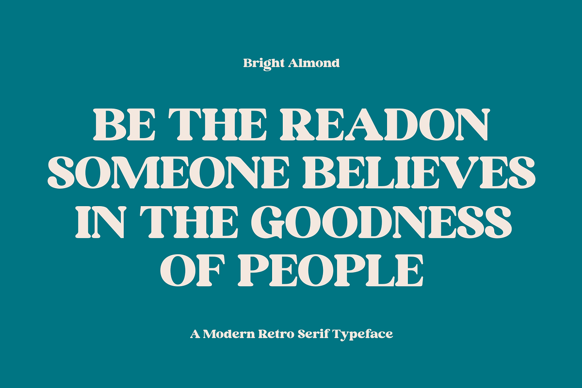 Bright Almond, a Serif Font by zeenesia (Photo 10 of 17)