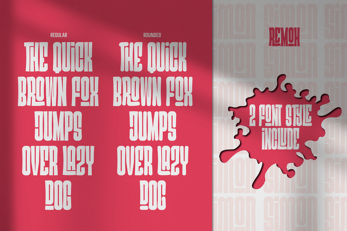 Remoh a typeface, a Font by Linecreative (Photo 9 of 9)