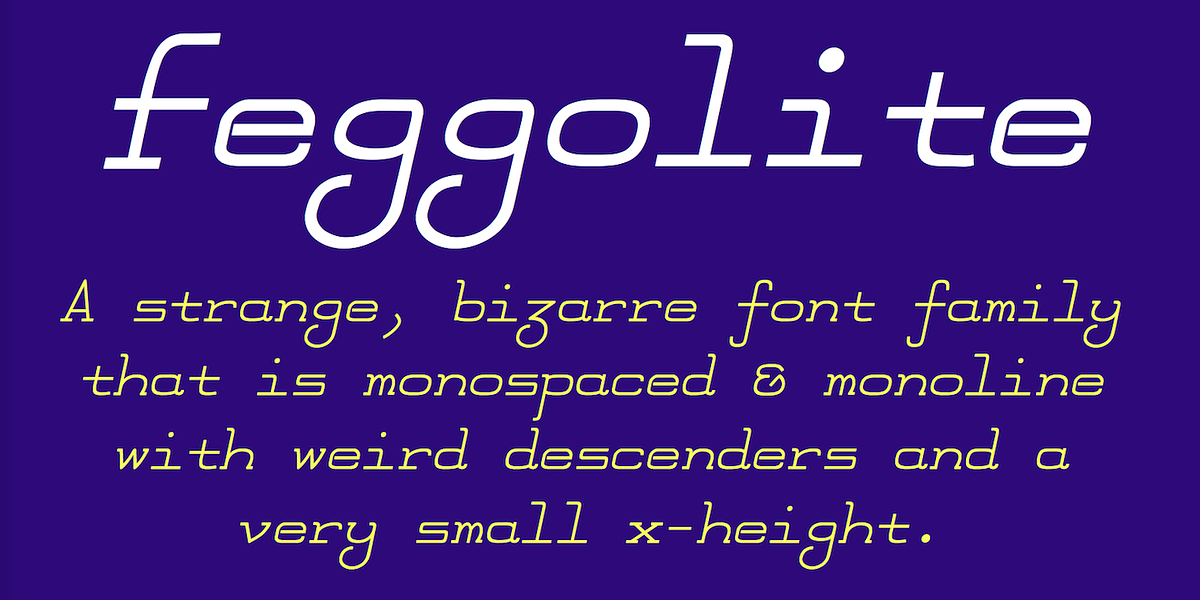 FeggoliteMono, a Slab Serif Font by Ingrimayne Type (Photo 1 of 14)