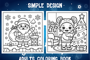 Cozy Christmas Cute & Comfy Coloring, an Animal Illustration by Design Zone (Thumbnail 2 of 5)