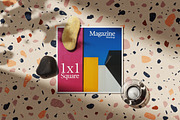 1x1 Square Magazine Mockup Kit, a Books & Magazine Mockup by Mint Actions (Thumbnail 2 of 9)