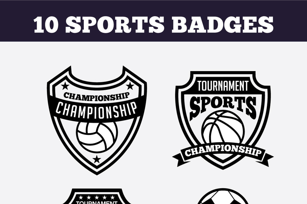 SPORTS BADGES AND LOGO BUNDLE, a Branding & Logo Template by shazi (Photo 21 of 31)