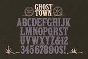Ghost Town Western Typeface, a Serif Font by TWRUSHING (Thumbnail 3 of 3)