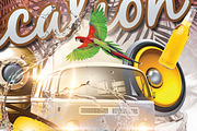Summer Vacation Flyer, a Flyer Template by tmcom (Thumbnail 2 of 2)