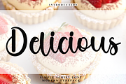 Delicious, a Handwritten Font by FreshTypeINK (Thumbnail 1 of 8)