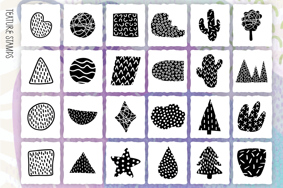 Abstract Procreate Brush Bundle, a Brush Add-On by cugypress (Photo 18 of 23)