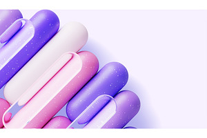 Abstract 3D diagonal rounded line, a Wallpaper Graphic by Marozhkastudio