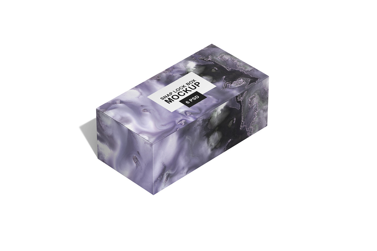 Tuck Top Snap Lock Bottom Box Mockup, a Packaging Mockup by Sheikhadesign (Photo 11 of 11)