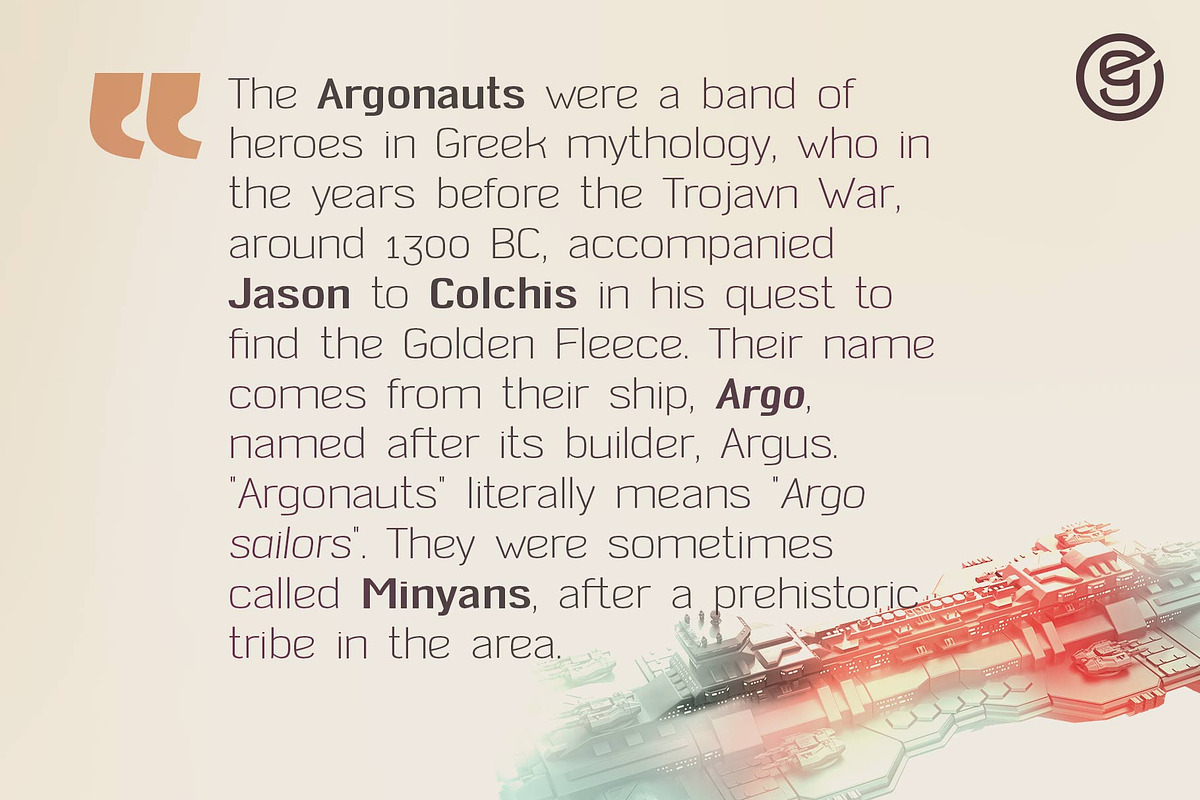 Argo Nova - Sans Serif Font preview 7
