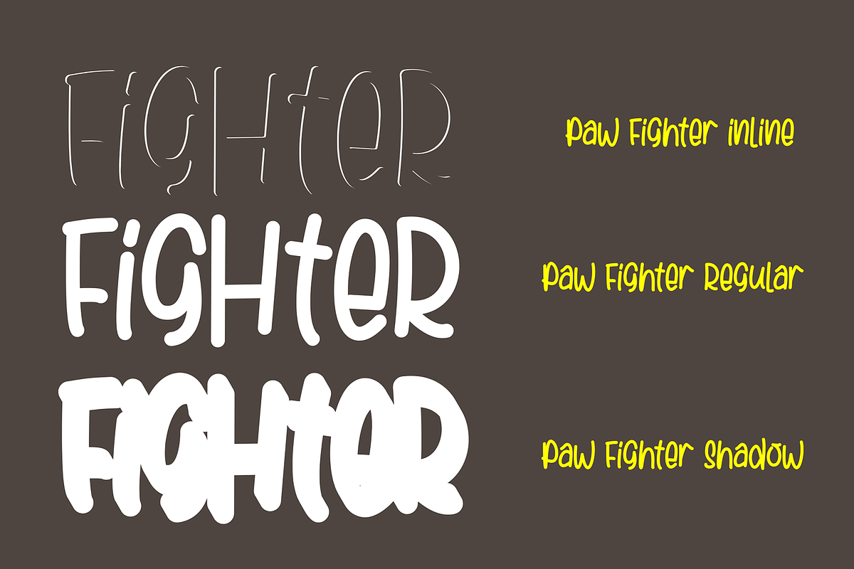 Paw Fighter + Bonus Vector preview 3