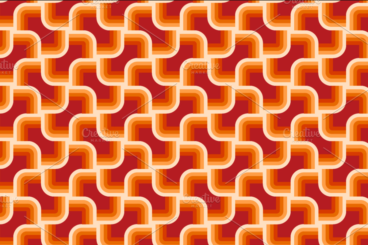 70s Geometric Pattern, a Pattern Graphic by MISS CHATZ (Photo 4 of 4)