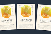 Elegant New Year Celebration Flyer, a Flyer Template by Gumico Studio. (Thumbnail 1 of 3)