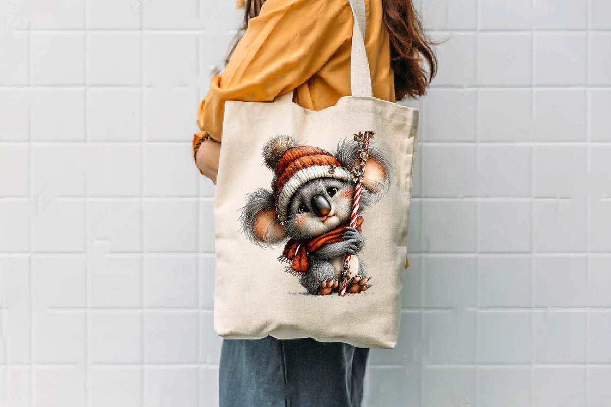 Funny Christmas Animals Collection, a Seasonal Illustration by CreationArt (Photo 7 of 7)