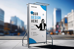 Billboard Mockup Layout, an Advertising Mockup by CreativeShaper