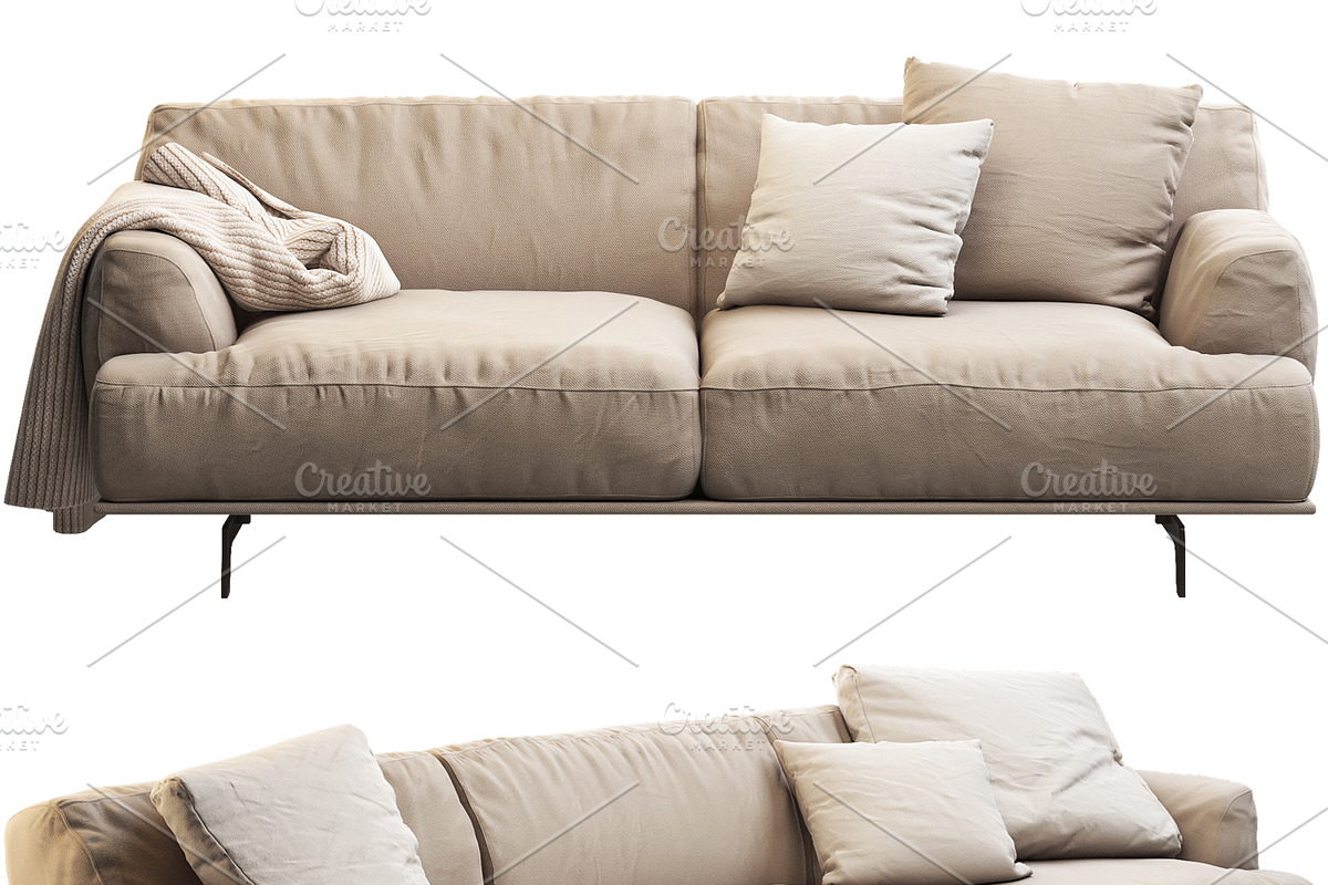 Tribeca sofa 1 3d model, a Furniture 3D Model by 3dmitruk (Photo 1 of 17)