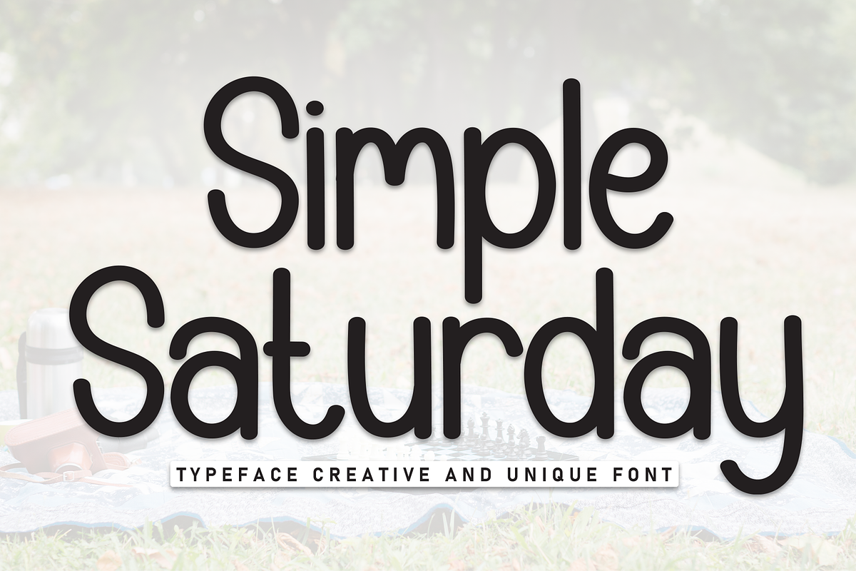 Simple Saturday | Script Font, a Script Font by Scratchones (Photo 1 of 8)