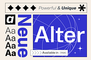 Neue Alter Family, a Sans Serif Font by OzType (Thumbnail 1 of 4)