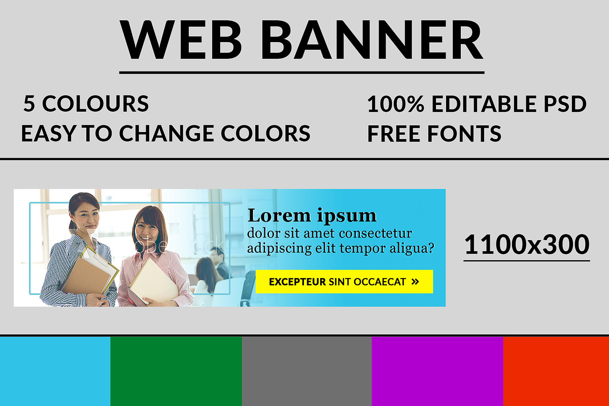 Web Banner Ads, a Templates & Theme by Malst (Photo 1 of 7)