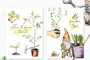 Watercolor Gardening Time, a Food Illustration by Olga Koelsch (Thumbnail 12 of 19)