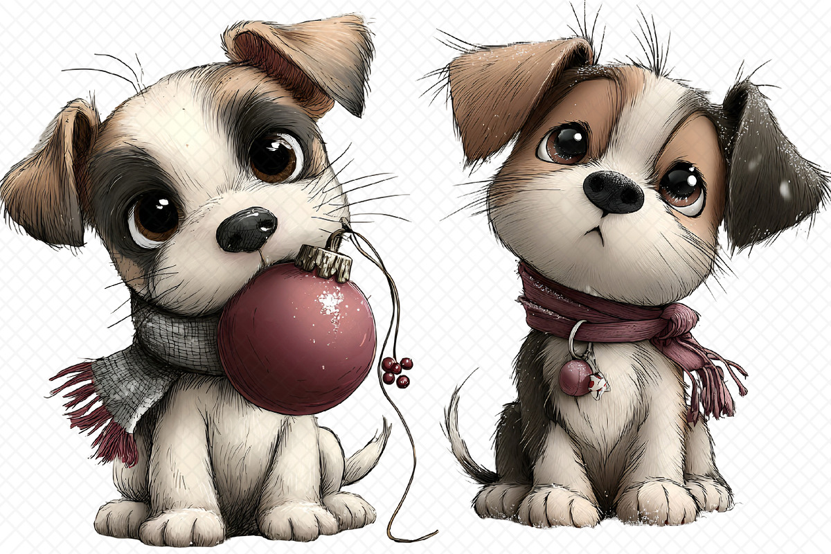 christmas-baby-animals, an Illustration by cherrydesign (Photo 2 of 3)