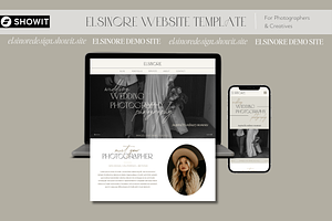 Elsinore | Showit Website Template