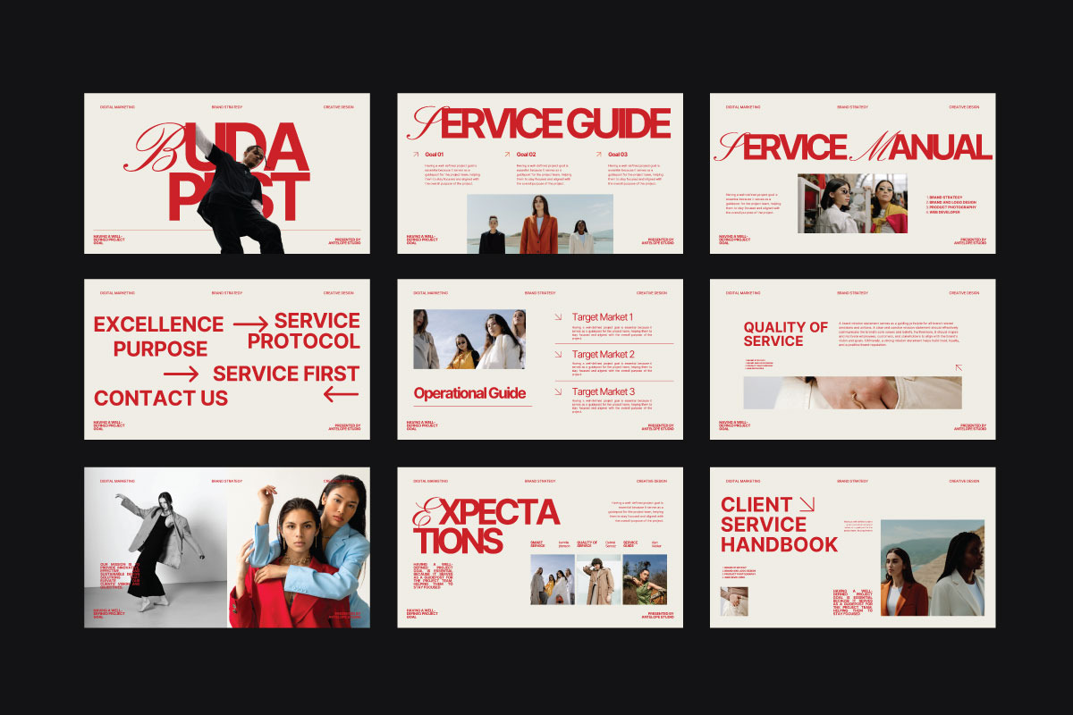 Budapest - Brand Guidelines PPT, a Presentation Template by Antelope Studio (Photo 4 of 8)