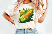 Summer Farming Time Clipart PNG, an Illustration by Watercolor design (Thumbnail 5 of 5)
