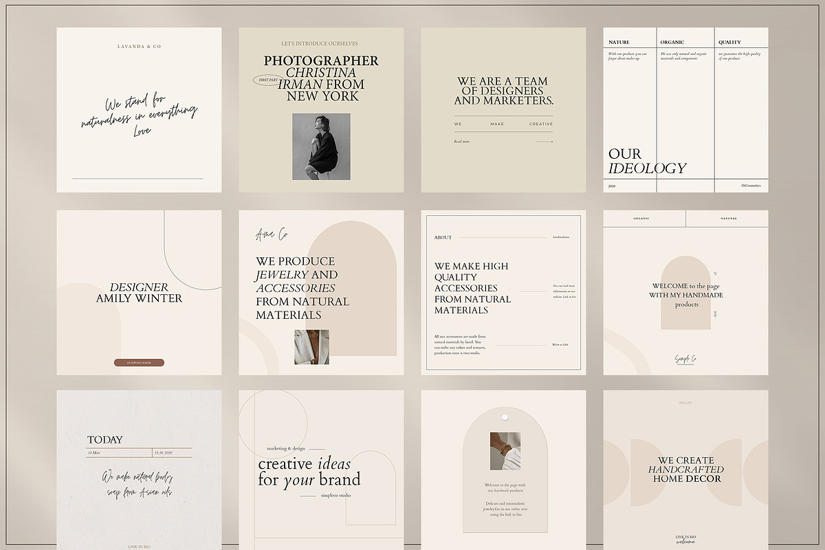 CANVA & PS / Create Your Brand, a Social Media Template by Simple có (Photo 6 of 13)