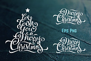 Merry Christmas Calligraphy, a Decorative Illustration by Margo Miller (Thumbnail 3 of 24)