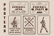 Baseball Bundle, a Branding & Logo Template by AkimD (Thumbnail 7 of 8)