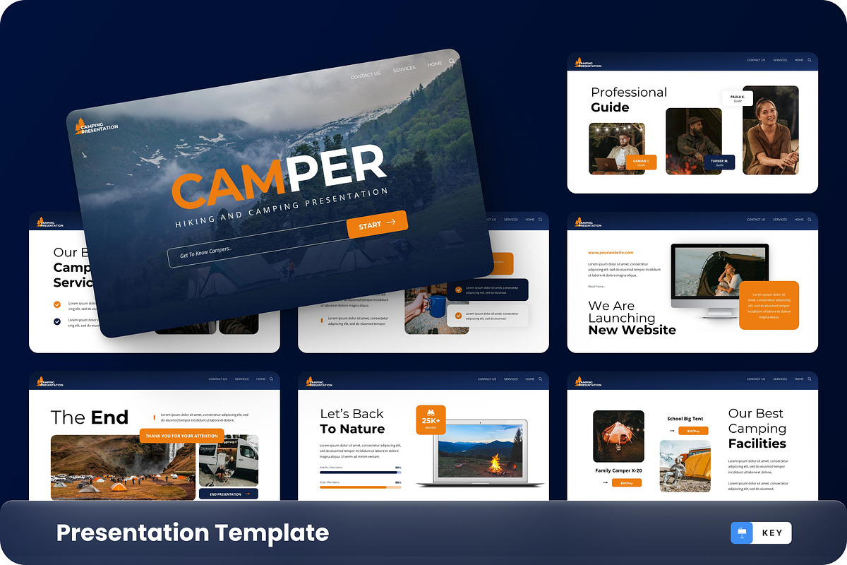 Camping - Outdoor Activity Keynote, a Presentation Template by GraphauseProject (Photo 1 of 6)