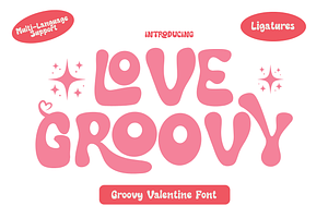 Love Groovy is a Display Font