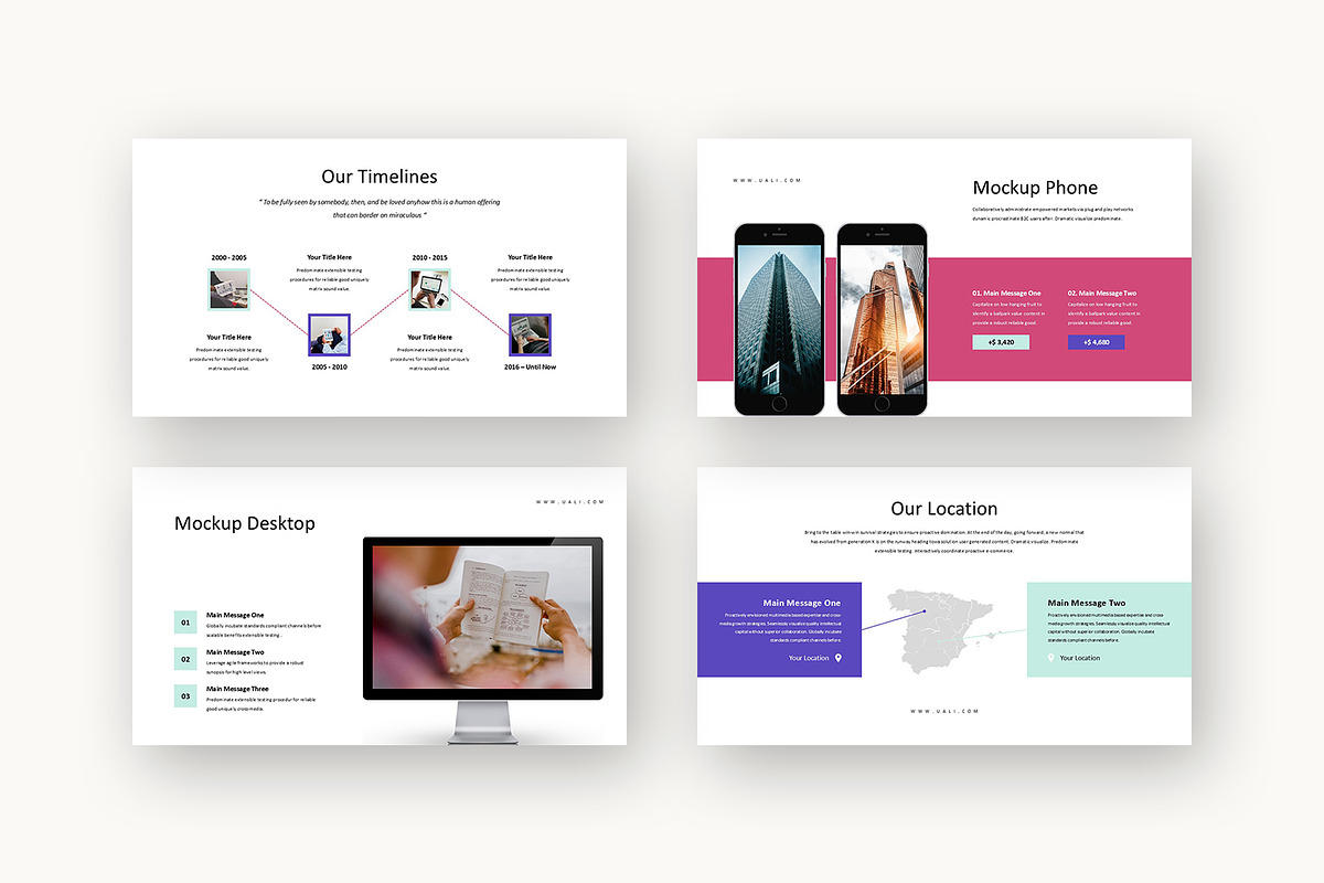 Uali : Annual Report Google Slides, a Presentation Template by Punkl Camp (Photo 6 of 16)