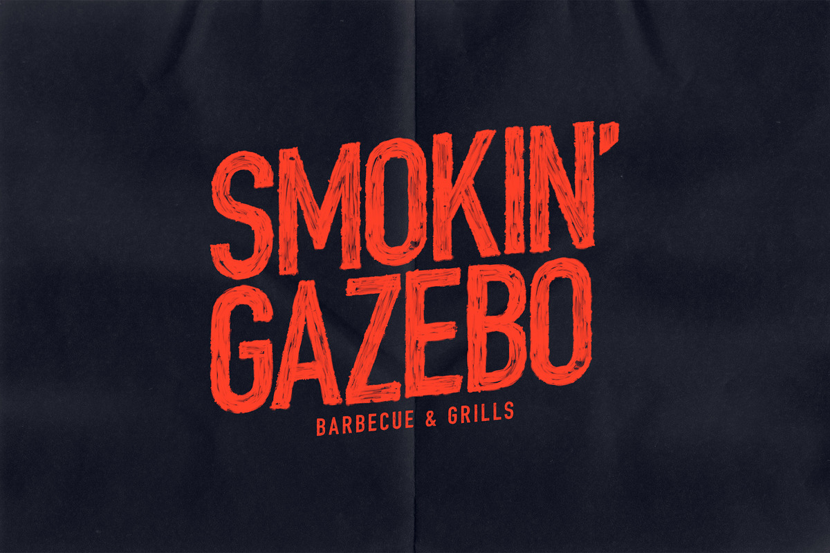 BRASH - A Dry Brush Font, a Sans Serif Font by ReveryWorks (Photo 9 of 16)