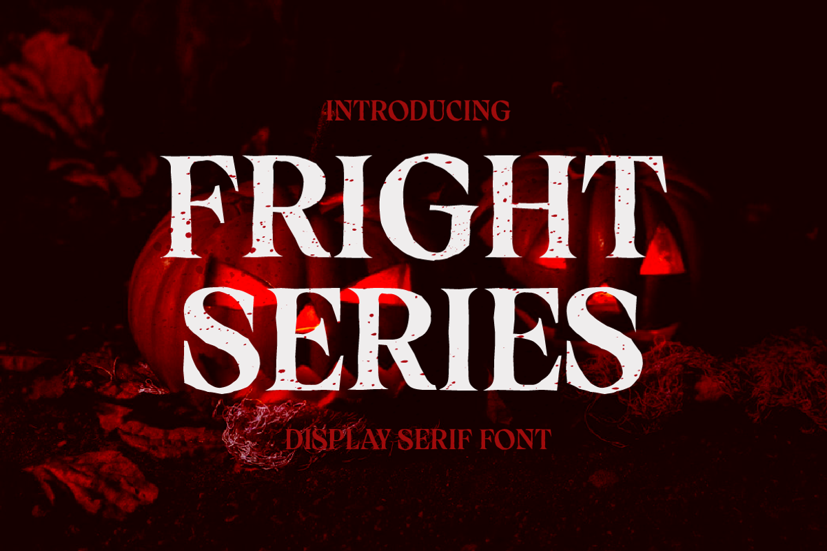 Fright Series – Horror Serif Font, a Serif Font by Yukita Creative (Photo 1 of 8)