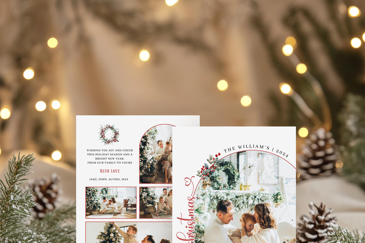 Editable Arch Christmas Card Photo, a Card Template by LucaTheme (Photo 2 of 6)