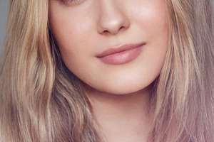 Beauty face portrait of a beautiful woman with blue eyes and lon, a Person Photo by Studio ANNA