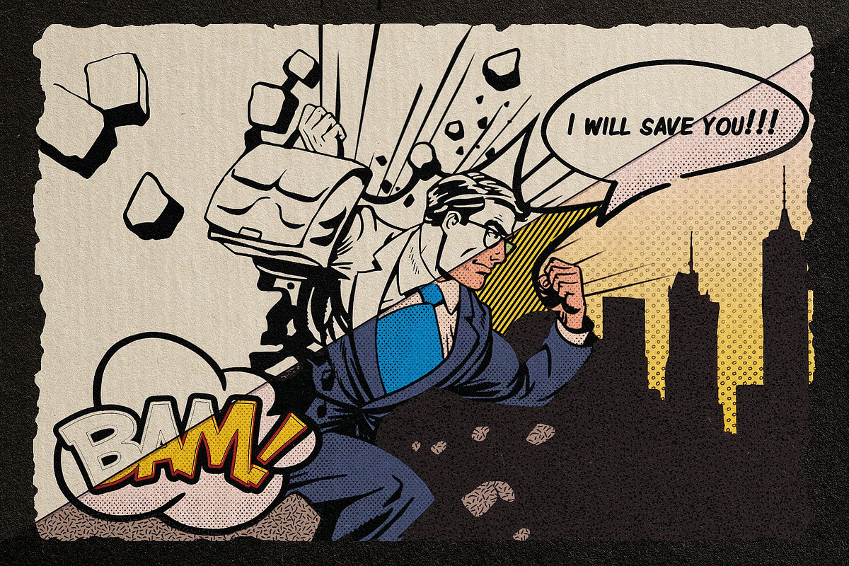 Vintage Comics Procreate Brushes preview 8