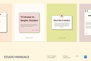 HYLTAR - Instagram Canva Templates, a Social Media Template by Studio Manuals