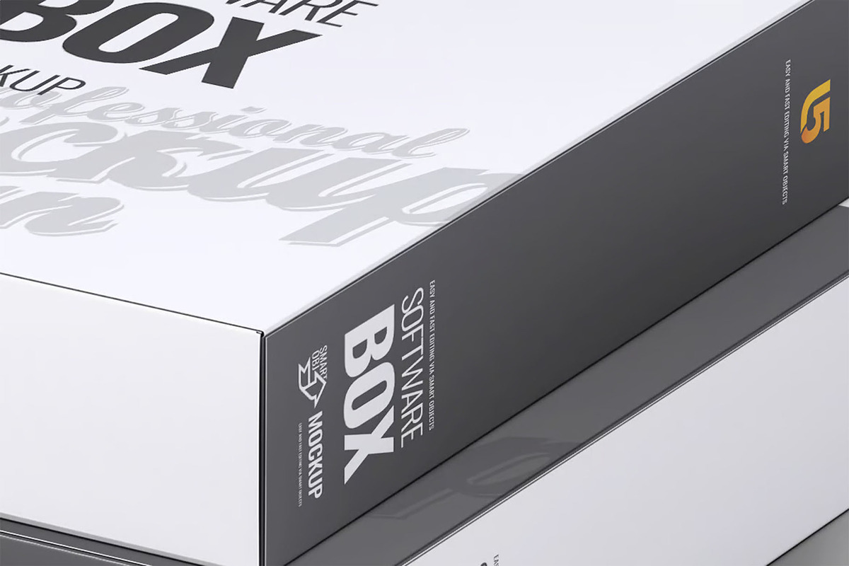 Software Box Mock-up, an Advertising Mockup by Se٧enStudio (Photo 8 of 10)