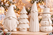 Christmas Gnome Tree Snowman STL, a Characters & Person 3D Model by Layerology (Thumbnail 2 of 5)