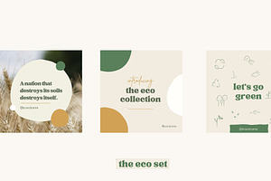 Eco-Friendly Instagram Templates