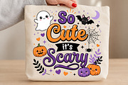 So Cute Its Scary Halloween PNG, a Seasonal Illustration by DreamCafeArt (Thumbnail 3 of 7)