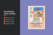 Malia Birthday Invitation, an Invitation Template by Mountain Folk Creative (Thumbnail 3 of 7)